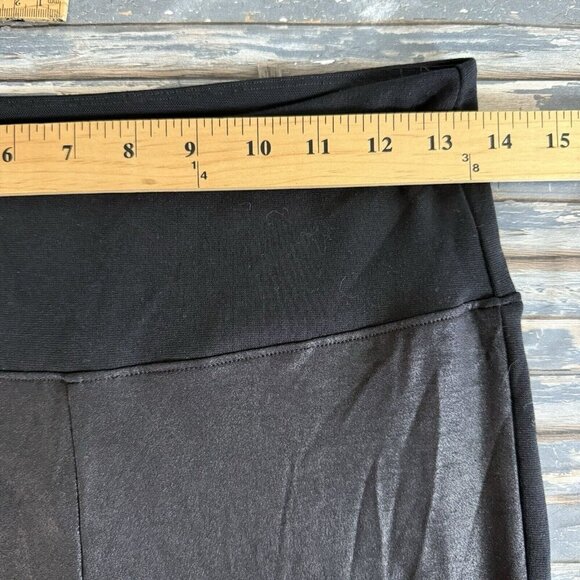 Assets By Spanx Leggings Women Large Faux Leather Black Pants Pull On Slimming - Picture 5 of 8